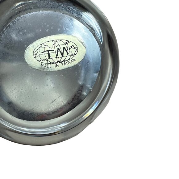 Vintage Clear Glass Elephant Paperweight Figurine Trunk Up - Picture 7 of 7